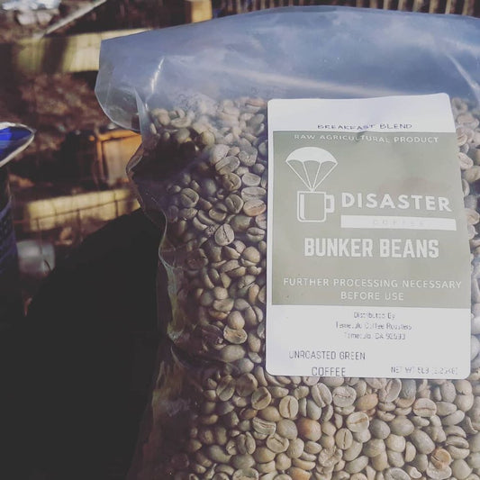 Bunker Beans Raw Green Coffee Beans - 5lbs
